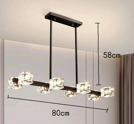 Luminaire Élégant en Cristal Moderniste IL583742-ILLUMEEN.COM