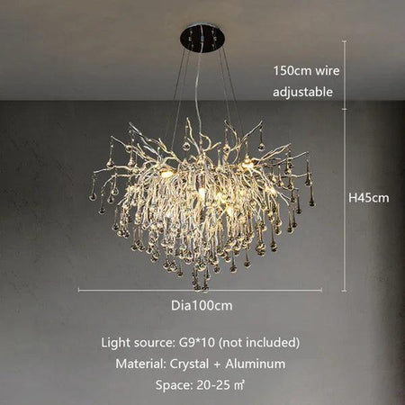 Luminaire Élégant en Cristal Postmoderne IL295731-ILLUMEEN.COM