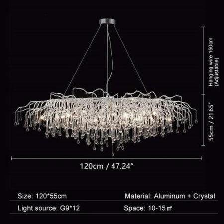 Luminaire Élégant en Cristal Postmoderne IL295731-ILLUMEEN.COM