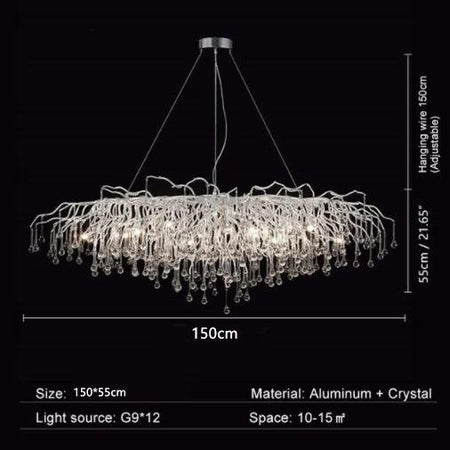 Luminaire Élégant en Cristal Postmoderne IL295731-ILLUMEEN.COM