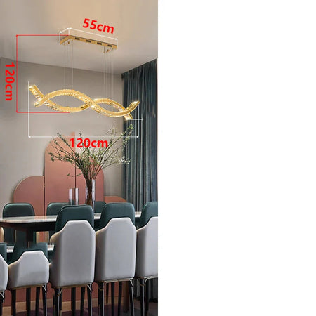 Luminaire Élégant en Cristal pour Salon et Salle à Manger IL527964-ILLUMEEN.COM