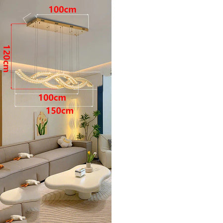 Luminaire Élégant en Cristal pour Salon et Salle à Manger IL527964-ILLUMEEN.COM