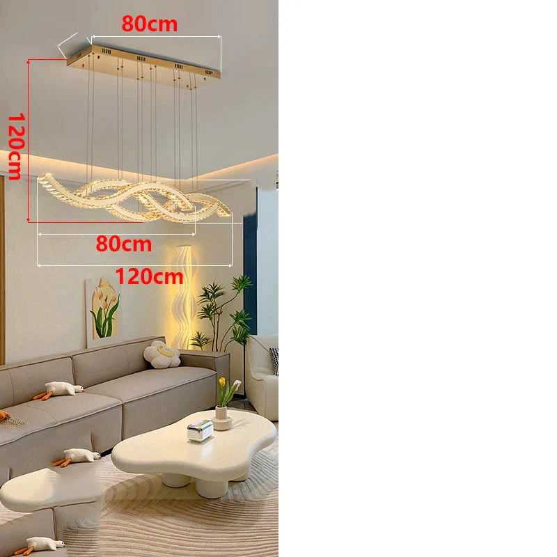 Luminaire Élégant en Cristal pour Salon et Salle à Manger IL527964-ILLUMEEN.COM