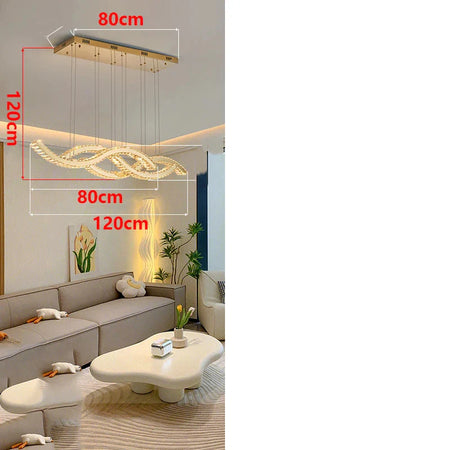Luminaire Élégant en Cristal pour Salon et Salle à Manger IL527964-ILLUMEEN.COM