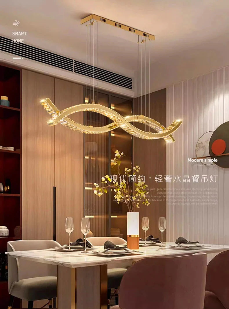 Luminaire Élégant en Cristal pour Salon et Salle à Manger IL527964-ILLUMEEN.COM