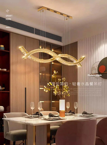 Luminaire Élégant en Cristal pour Salon et Salle à Manger IL527964-ILLUMEEN.COM
