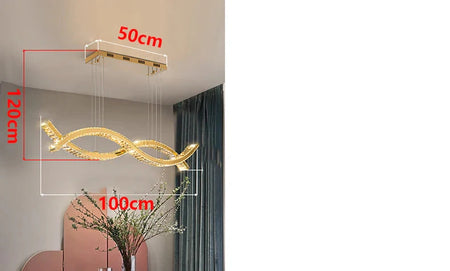 Luminaire Élégant en Cristal pour Salon et Salle à Manger IL527964-ILLUMEEN.COM