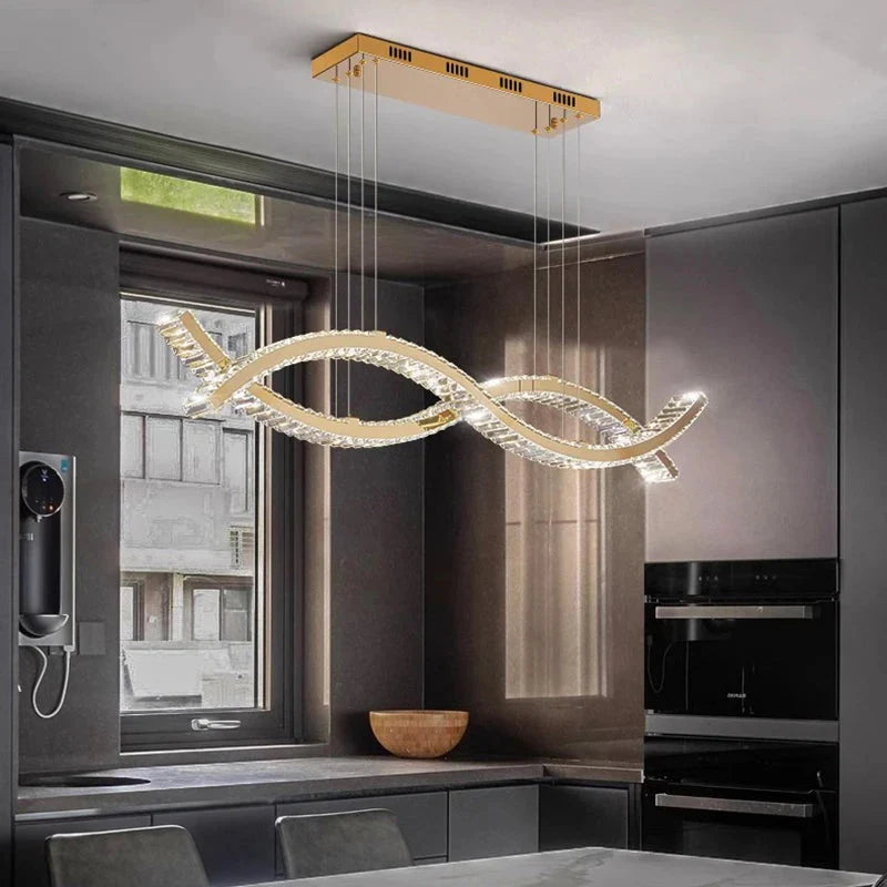 Luminaire Élégant en Cristal pour Salon et Salle à Manger IL527964-ILLUMEEN.COM