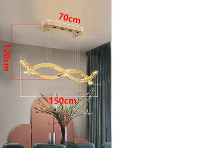 Luminaire Élégant en Cristal pour Salon et Salle à Manger IL527964-ILLUMEEN.COM