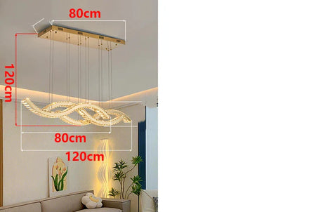Luminaire Élégant en Cristal pour Salon et Salle à Manger IL527964-ILLUMEEN.COM