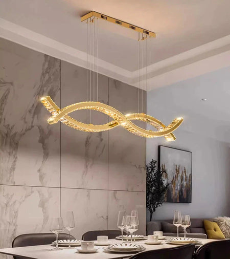 Luminaire Élégant en Cristal pour Salon et Salle à Manger IL527964-ILLUMEEN.COM
