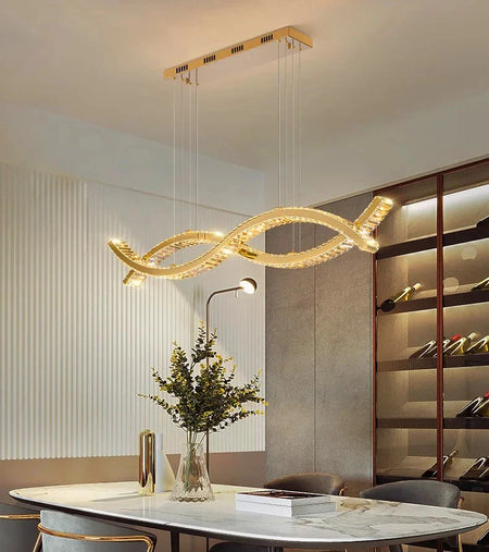 Luminaire Élégant en Cristal pour Salon et Salle à Manger IL527964-ILLUMEEN.COM