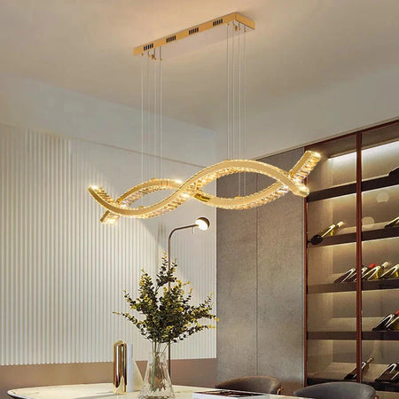 Luminaire Élégant en Cristal pour Salon et Salle à Manger IL527964-ILLUMEEN.COM