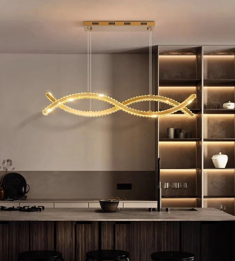 Luminaire Élégant en Cristal pour Salon et Salle à Manger IL527964-ILLUMEEN.COM