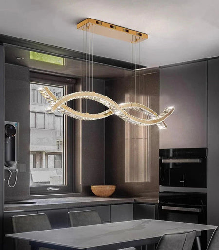 Luminaire Élégant en Cristal pour Salon et Salle à Manger IL527964-ILLUMEEN.COM