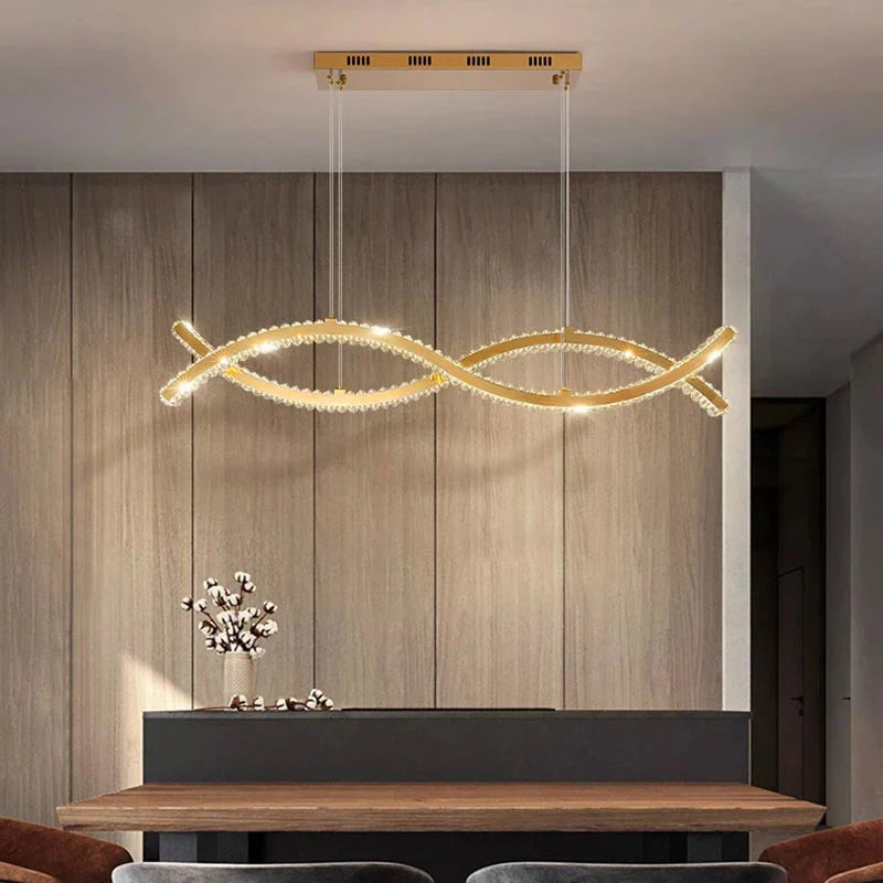 Luminaire Élégant en Cristal pour Salon et Salle à Manger IL527964-ILLUMEEN.COM