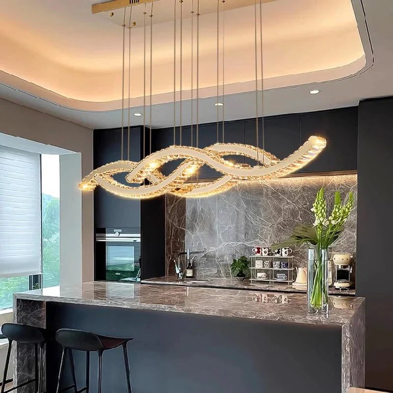 Luminaire Élégant en Cristal pour Salon et Salle à Manger IL527964-ILLUMEEN.COM