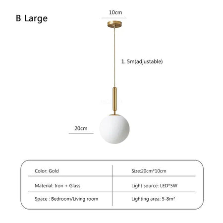 Luminaire Élégant en Cuivre avec Verre et LED Tricolore IL274586-ILLUMEEN.COM