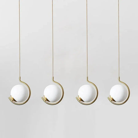 Luminaire Élégant en Cuivre avec Verre et LED Tricolore IL274586-ILLUMEEN.COM