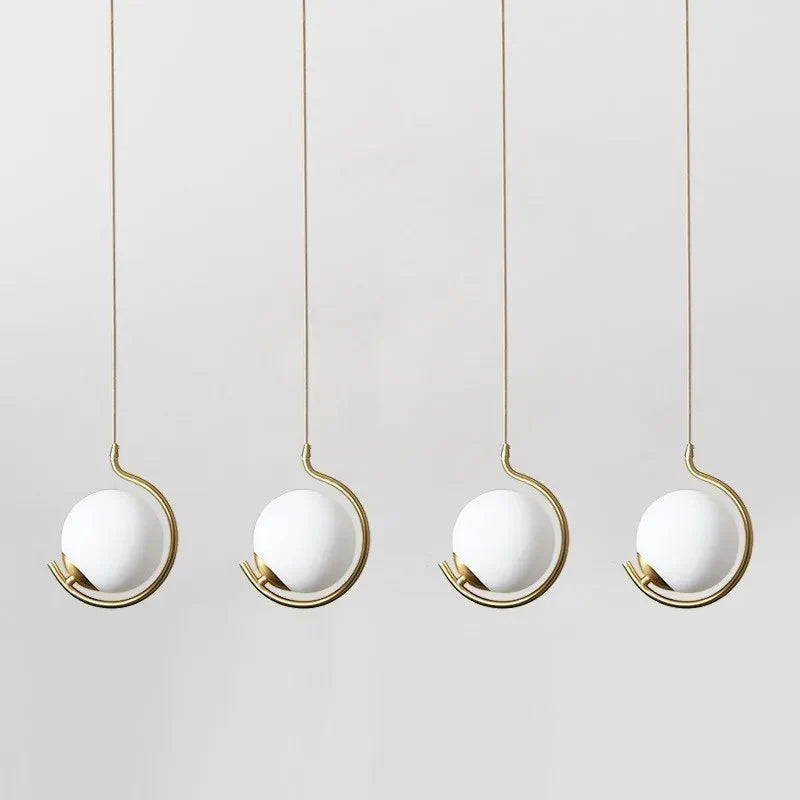 Luminaire Élégant en Cuivre avec Verre et LED Tricolore IL274586-ILLUMEEN.COM