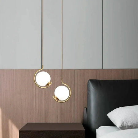 Luminaire Élégant en Cuivre avec Verre et LED Tricolore IL274586-ILLUMEEN.COM