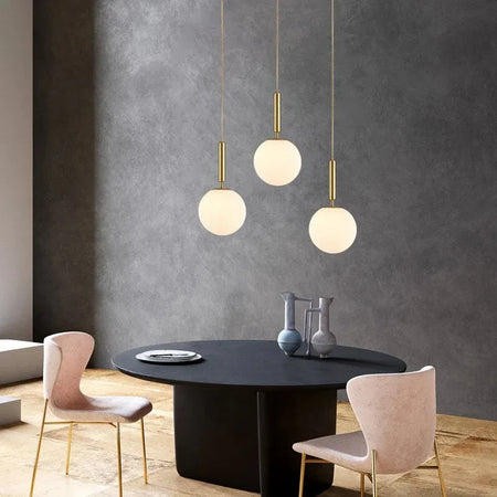 Luminaire Élégant en Cuivre avec Verre et LED Tricolore IL274586-ILLUMEEN.COM