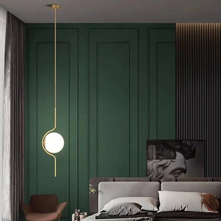 Luminaire Élégant en Cuivre avec Verre et LED Tricolore IL274586-ILLUMEEN.COM