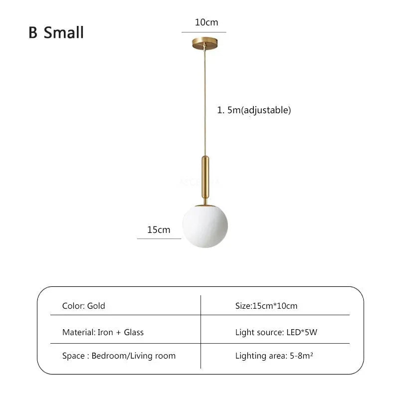 Luminaire Élégant en Cuivre avec Verre et LED Tricolore IL274586-ILLUMEEN.COM