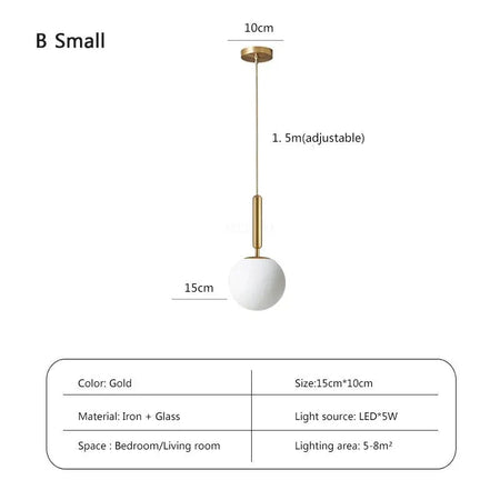 Luminaire Élégant en Cuivre avec Verre et LED Tricolore IL274586-ILLUMEEN.COM