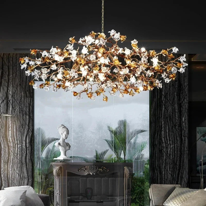 Luminaire Élégant en Cuivre Inspiré des Branches IL491236-ILLUMEEN.COM