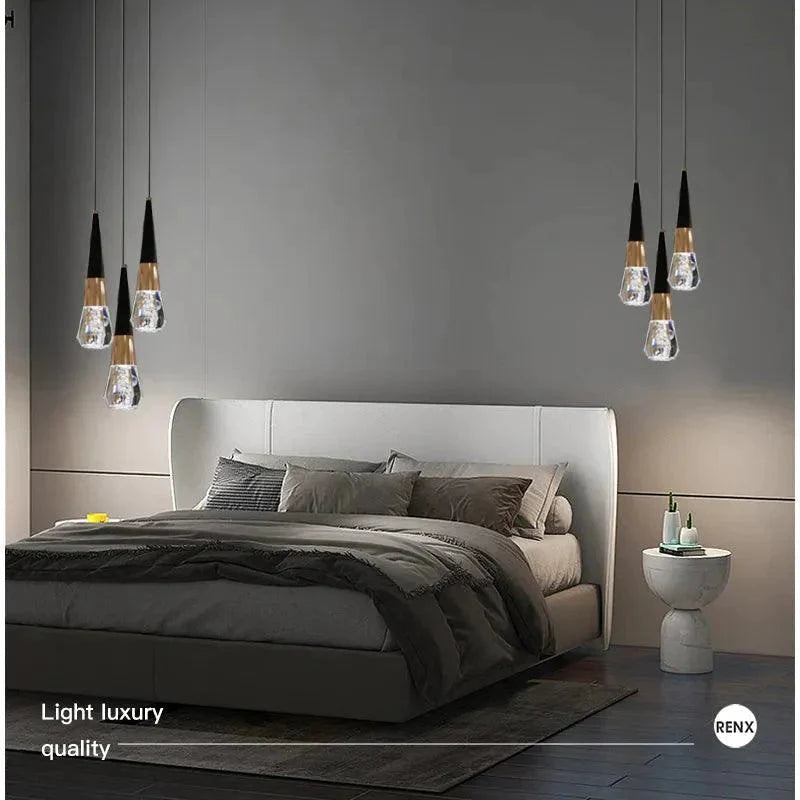 Luminaire Élégant en Diamant Or et Noir IL527391-ILLUMEEN.COM
