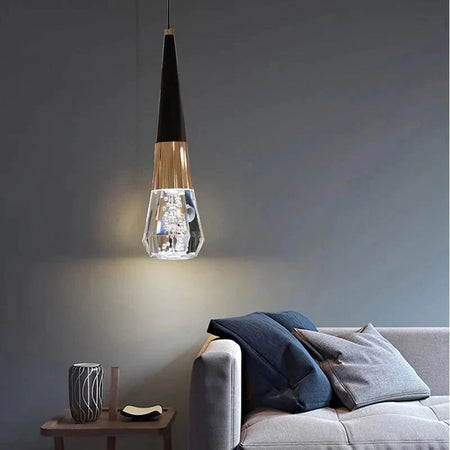 Luminaire Élégant en Diamant Or et Noir IL527391-ILLUMEEN.COM