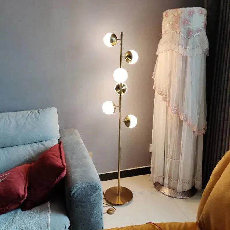 Luminaire Élégant en Fer Doré et Bulles Nordiques IL582749-ILLUMEEN.COM