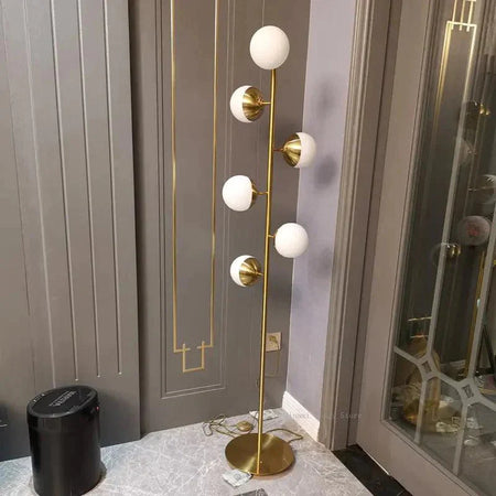 Luminaire Élégant en Fer Doré et Bulles Nordiques IL582749-ILLUMEEN.COM
