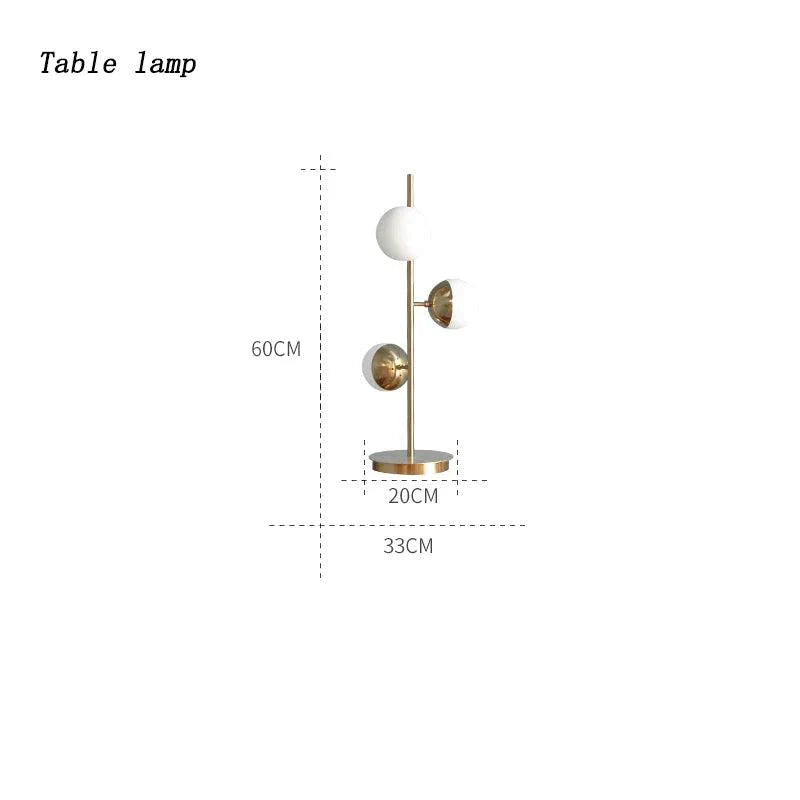 Luminaire Élégant en Fer Doré et Bulles Nordiques IL582749-ILLUMEEN.COM