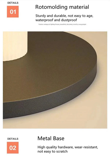 Luminaire Élégant en Fer et Polymère IL573201 pour Salon et Extérieur-ILLUMEEN.COM
