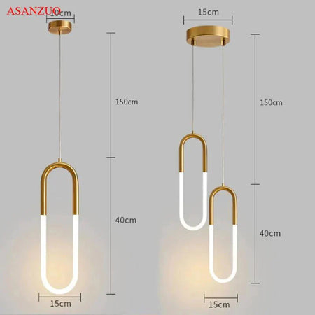 Luminaire Élégant en Fer et Silicone IL987643-ILLUMEEN.COM