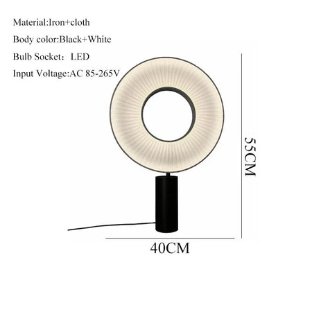 Luminaire Élégant en Fer et Tissu IL582913 - Lampe de Bureau LED Design Moderne-ILLUMEEN.COM