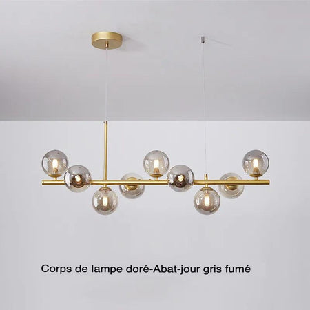 Luminaire Élégant en Fer et Verre - IL374825-ILLUMEEN.COM