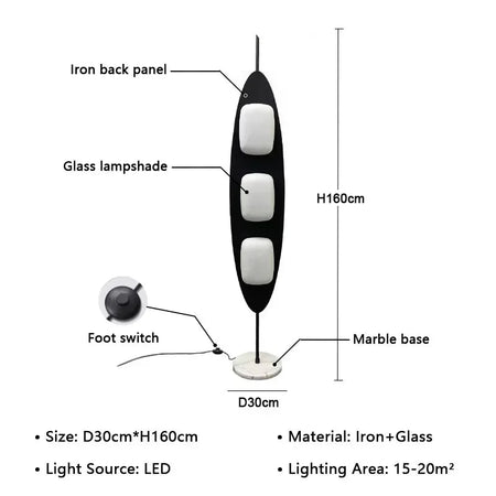 Luminaire Élégant en Fer et Verre - IL528731-ILLUMEEN.COM