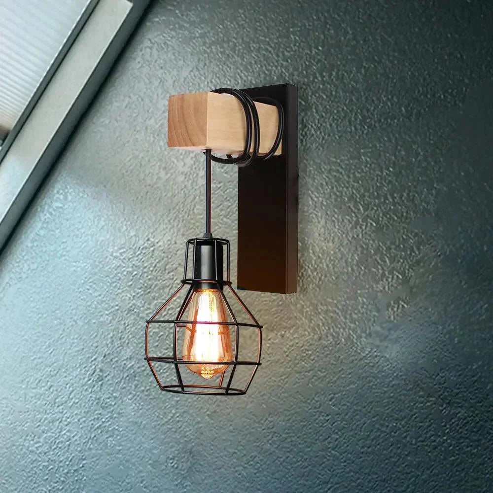 Luminaire Élégant en Fer Forgé : Applique Murale Chic IL583927-ILLUMEEN.COM