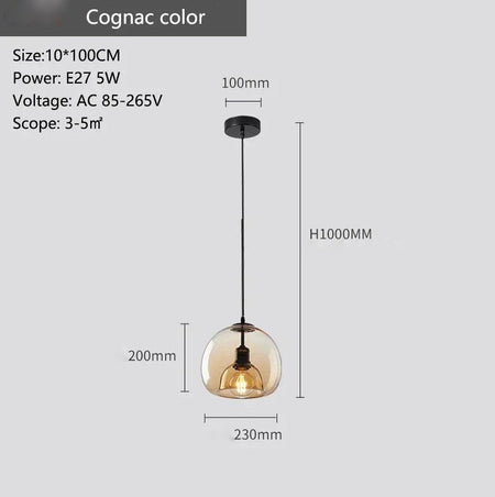 Luminaire Élégant en Fer Forgé et Verre Fumé IL573248-ILLUMEEN.COM