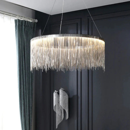 Luminaire Élégant en Fer Noir IL582763-ILLUMEEN.COM