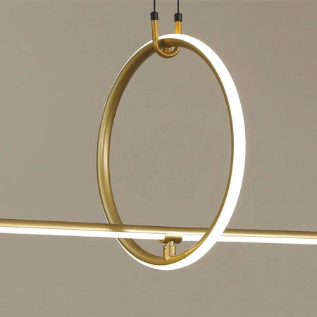 Luminaire Élégant en Laiton - Design Géométrique IL582739-ILLUMEEN.COM