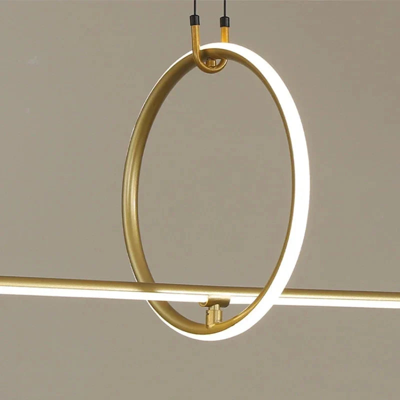 Luminaire Élégant en Laiton - Design Géométrique IL582739-ILLUMEEN.COM