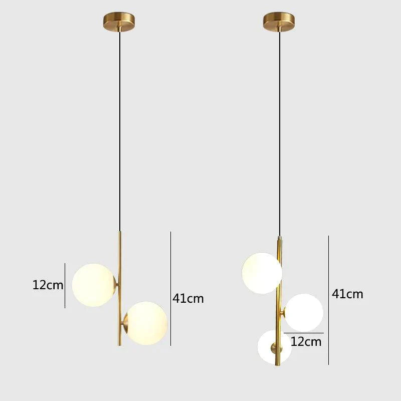 Luminaire Élégant en Laiton et Verre Opaline IL527104-ILLUMEEN.COM