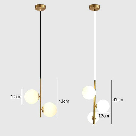 Luminaire Élégant en Laiton et Verre Opaline IL527104-ILLUMEEN.COM