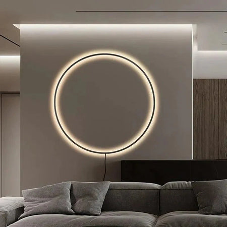 Luminaire Élégant en Métal : Applique Murale Cercle IL482639-ILLUMEEN.COM