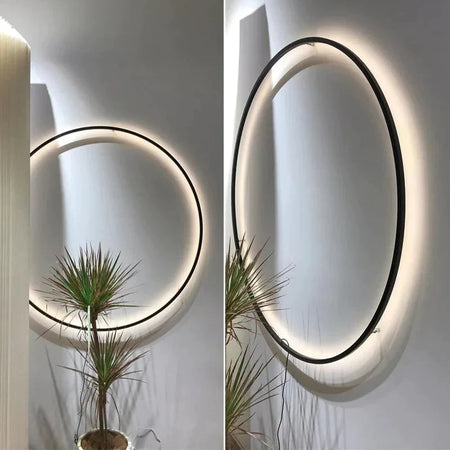 Luminaire Élégant en Métal : Applique Murale Cercle IL482639-ILLUMEEN.COM