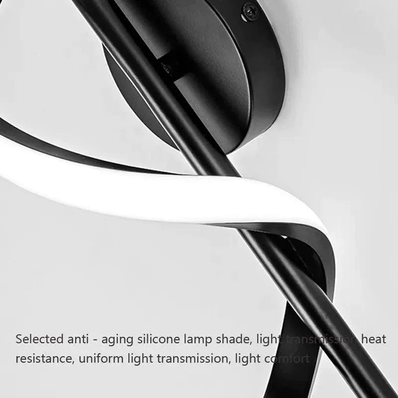 Luminaire Élégant en Métal : Applique Murale Spirale IL583920-ILLUMEEN.COM